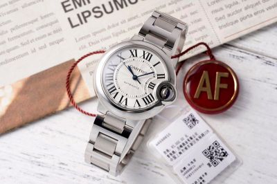 Ballon Bleu de Cartier 33*10MM 316L Steel NH05 Movement White Dial Watch